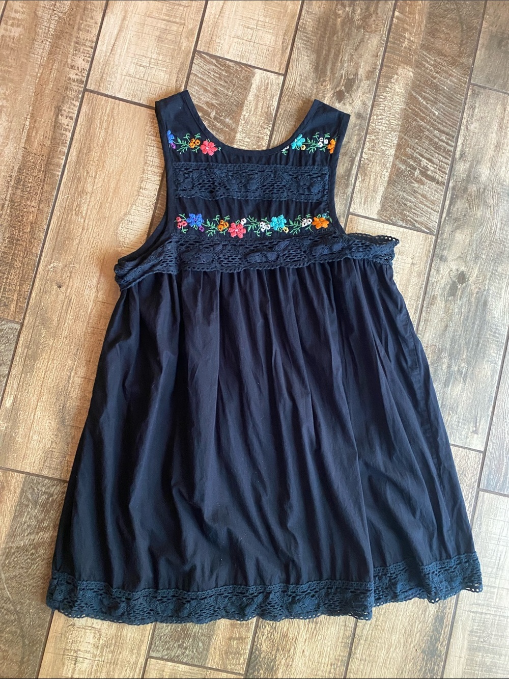Double D Ranch Navy Embroidered Tank - Picture 5 of 9